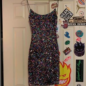 sequence body con dress